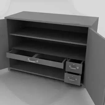 Armário de segurança e armazenagem para laboratório